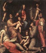Jacopo Pontormo Madonna and Child with Saints oil painting on canvas